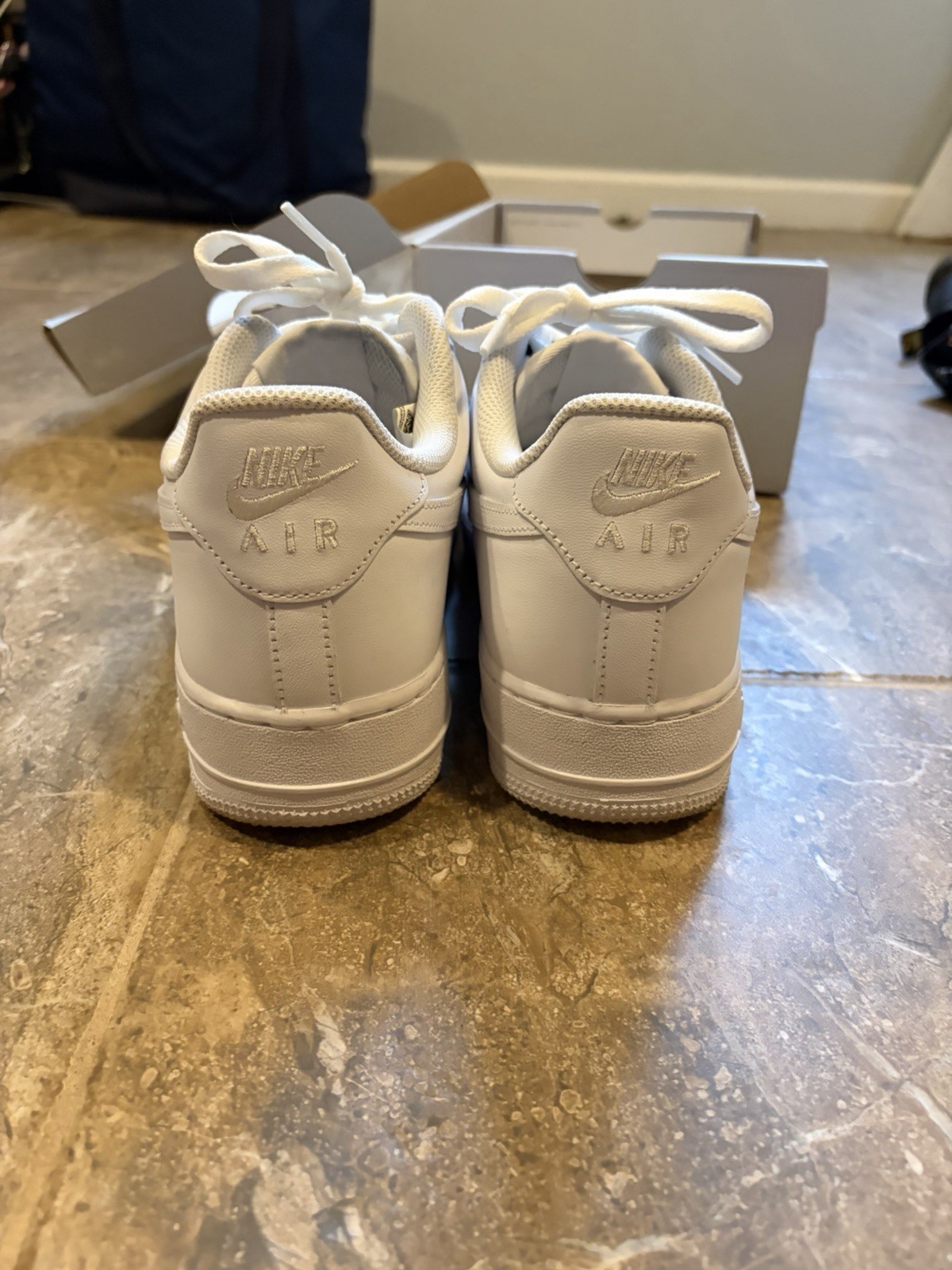 Nike Air Force 1 Size 9 ’07 Low Top Triple White Men’s Sneakers CW2288-111