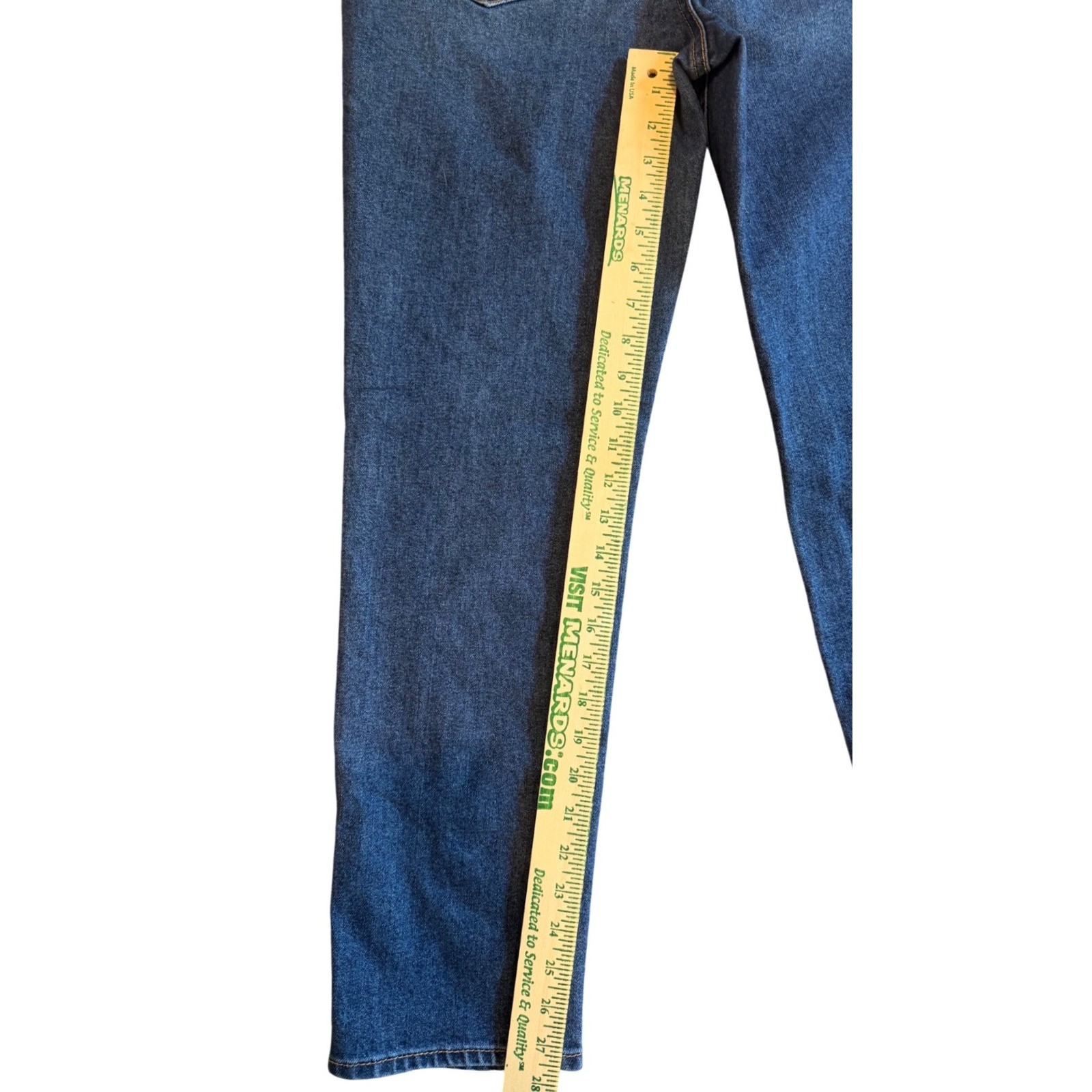 Seven7 Slim Straight Jean Birch Medium Wash Denim High Rise Size 6 MY10158DE