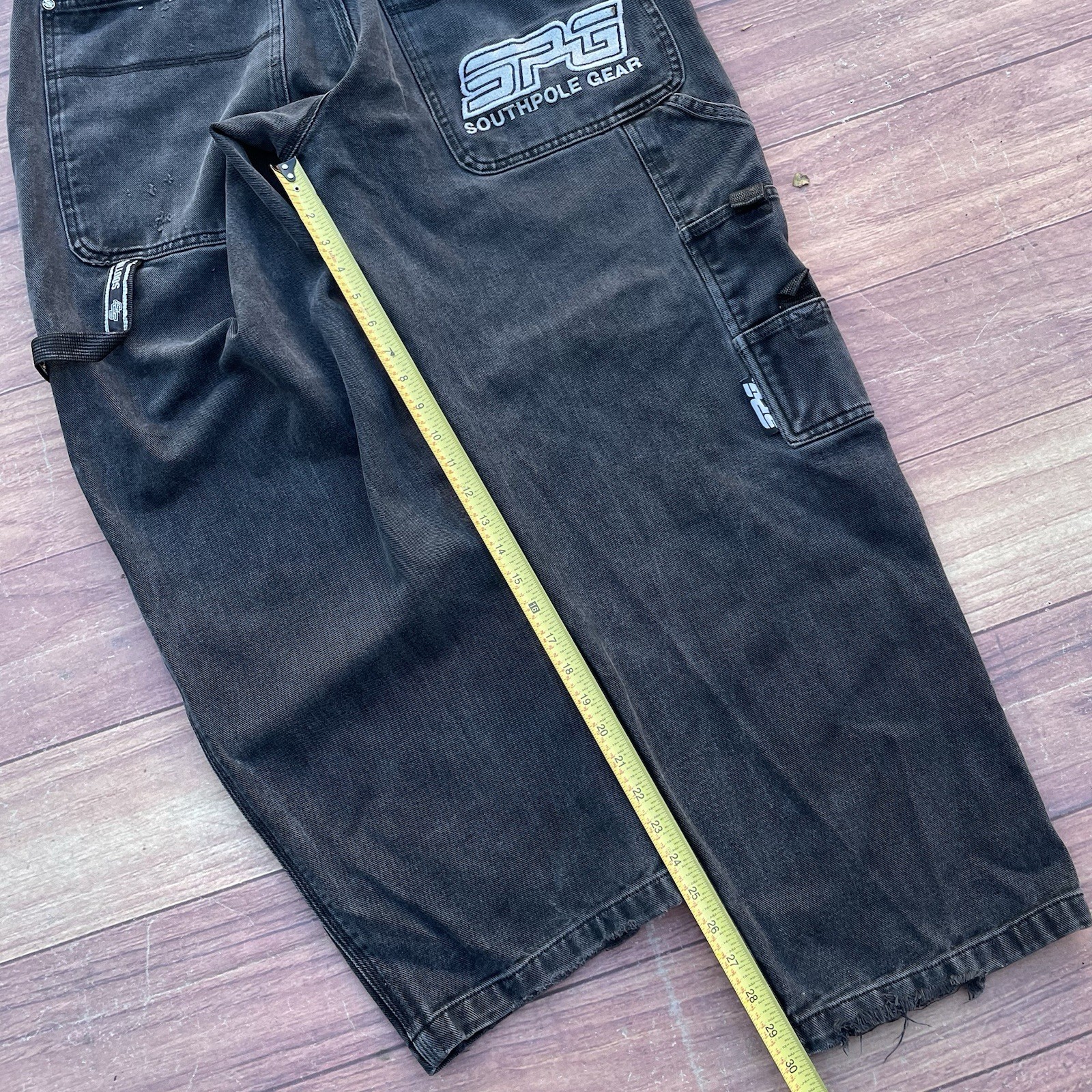 Vintage Y2K Southpole Carpenter Loop Baggy Style Skate Embroidered Jeans Mens 36