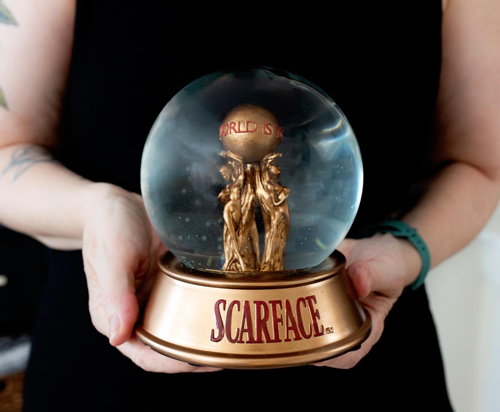 Scarface “The World Is Yours” Snow Globe | 6 Inches Tall
