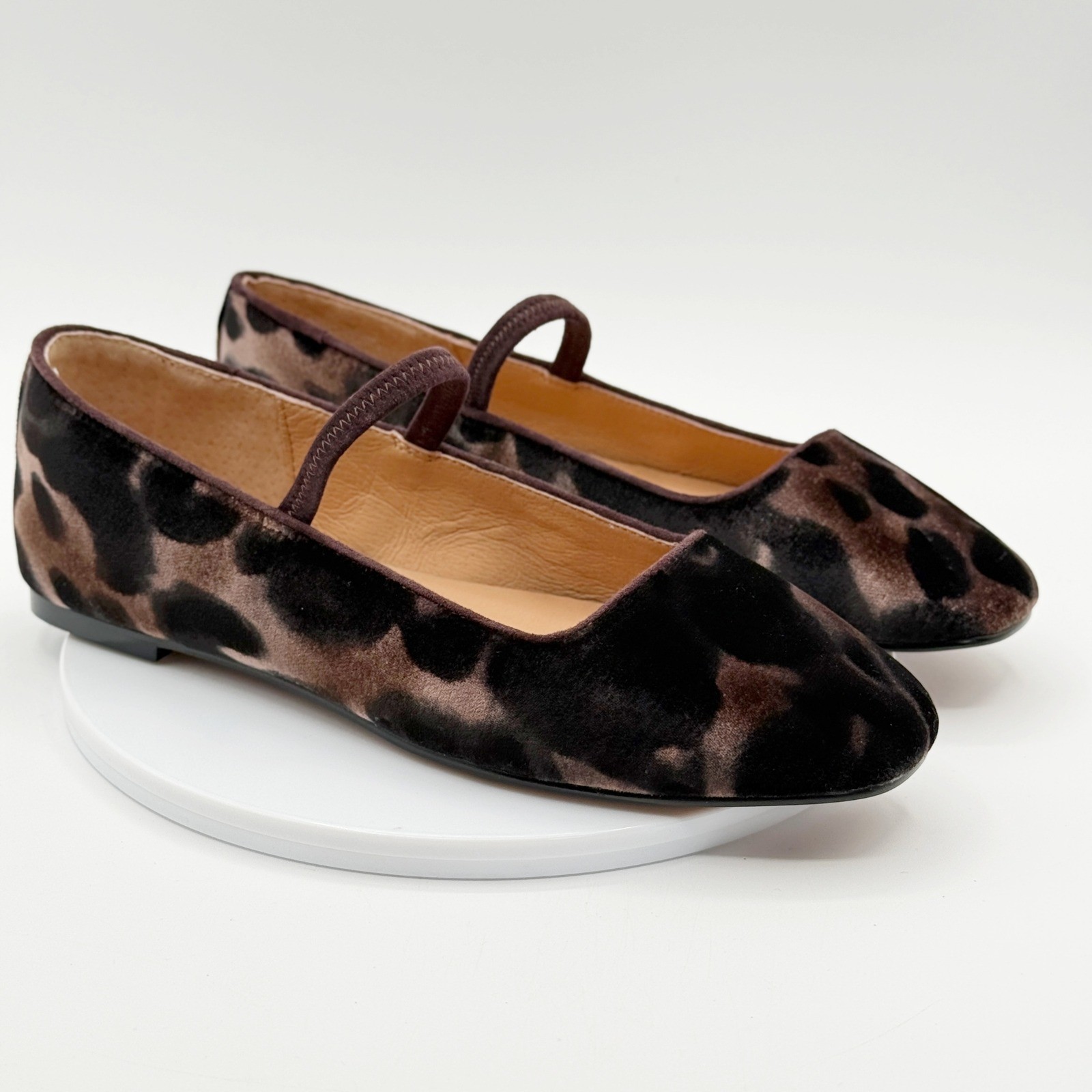 Madewell Greta Ballet Flat Size 8.5 Leopard / Espresso Womens – NEW IN BOX