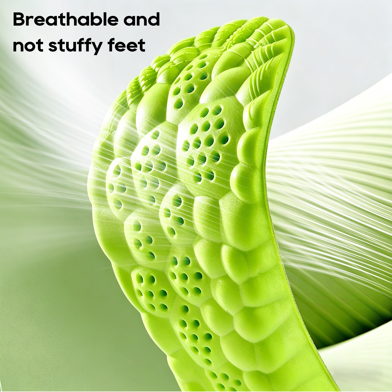 4D Cloud Height Increasing Insoles Anti-Stink & Sweat-Absorb Unisex for US 7-12