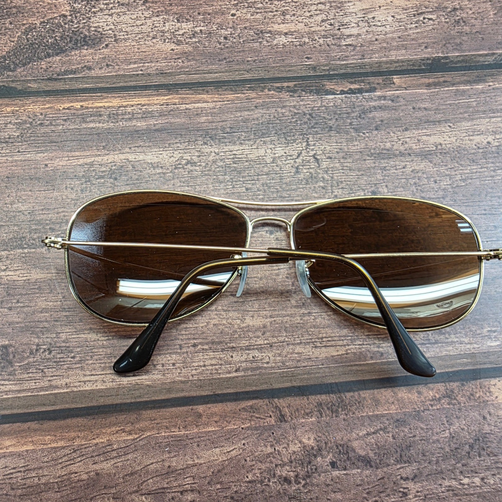 Ray-Ban RB3362 Cockpit Sunglasses Gold Brown Gradient 59mm Aviator FRAMES ONLY
