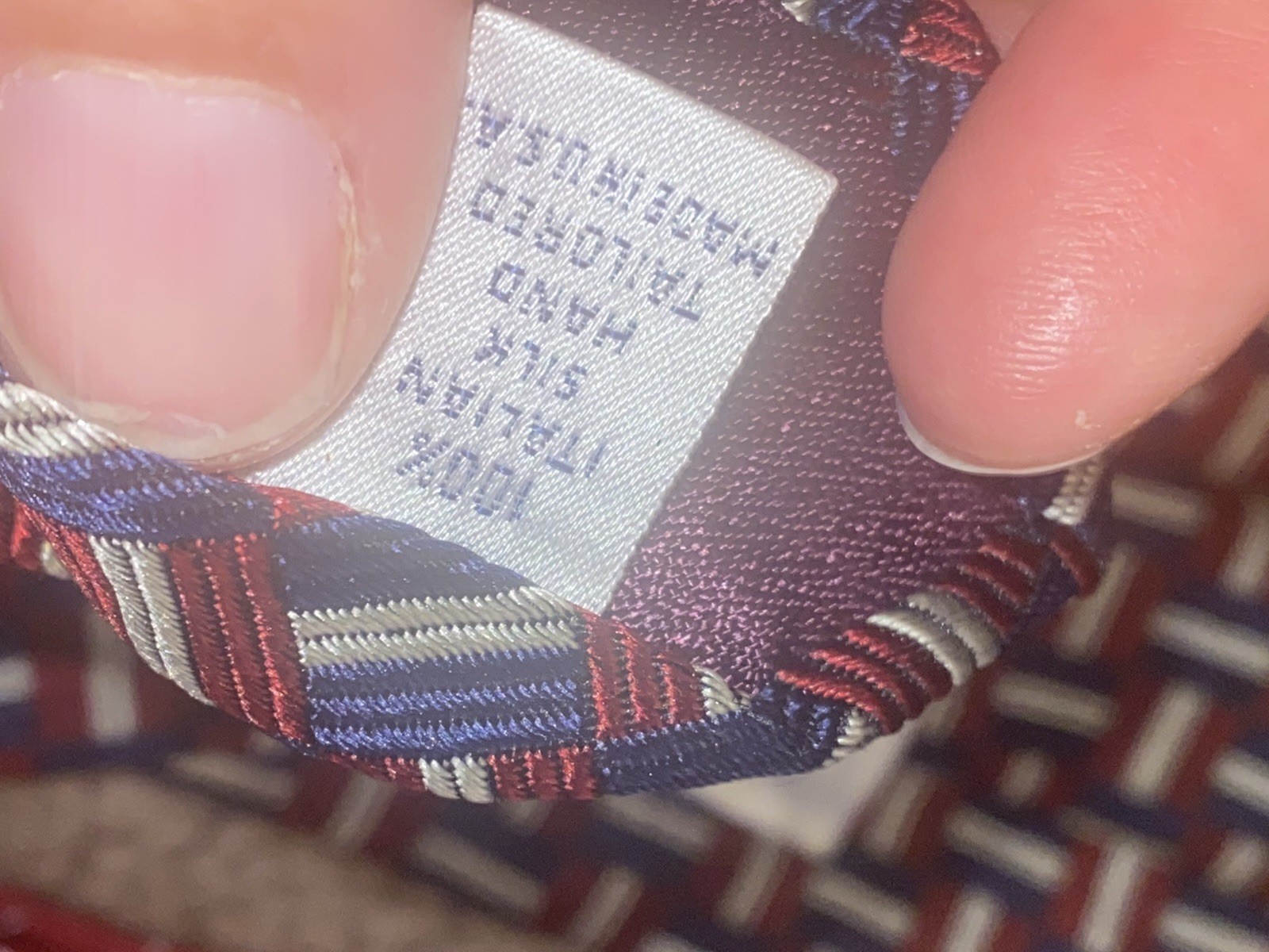 WeiShang Paul Fredrick Red White Blue Men’s Necktie Lot Patriotic USA Silk