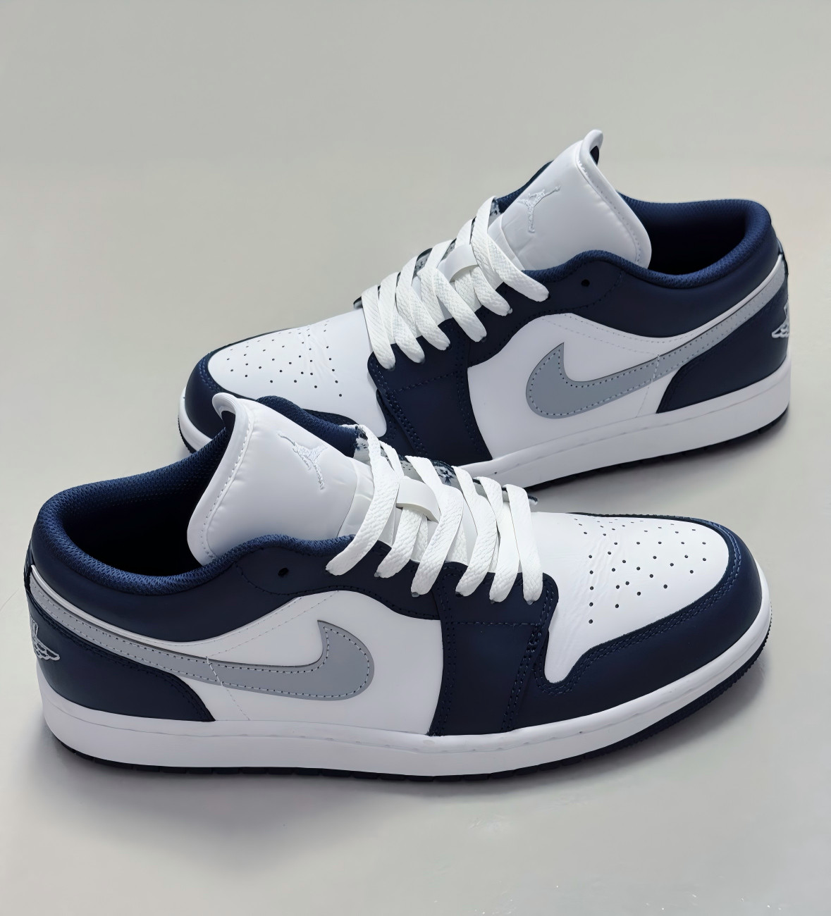 Jordan 1 Low ‘White/Blue” Men’s Retro Sneakers-AJ1 Low OG Style