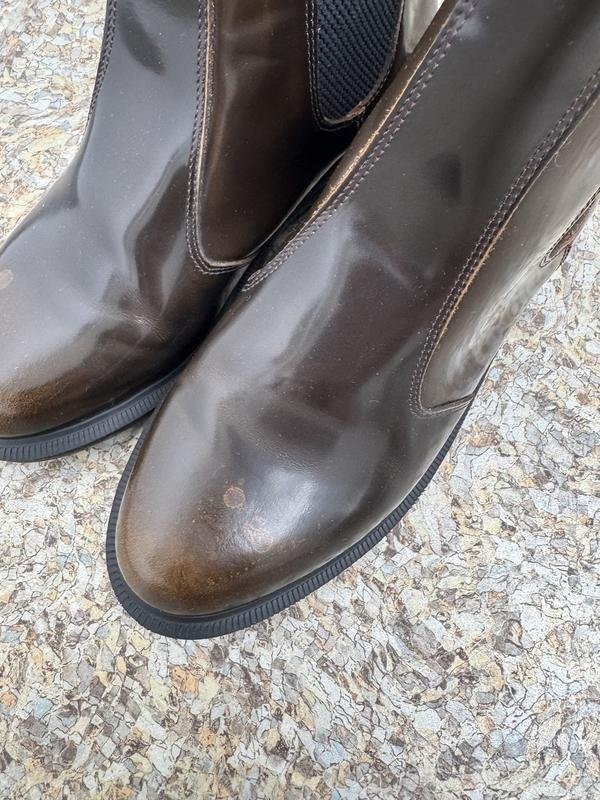 women dr martens boots brown patent leather 40