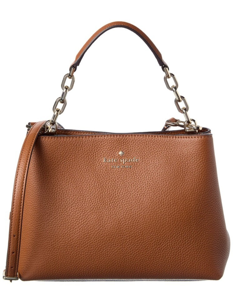 kate spade- Aubrey- Top Handle Pebbled Leather Satchel- Warm Ginger- NWT- $379