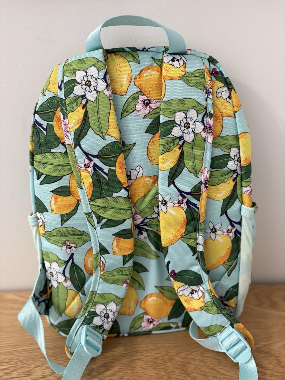Vera Bradley “Lemon Grove” Backpack LARGE Lighten Up Sporty Yellow NEW 12.5”Tall