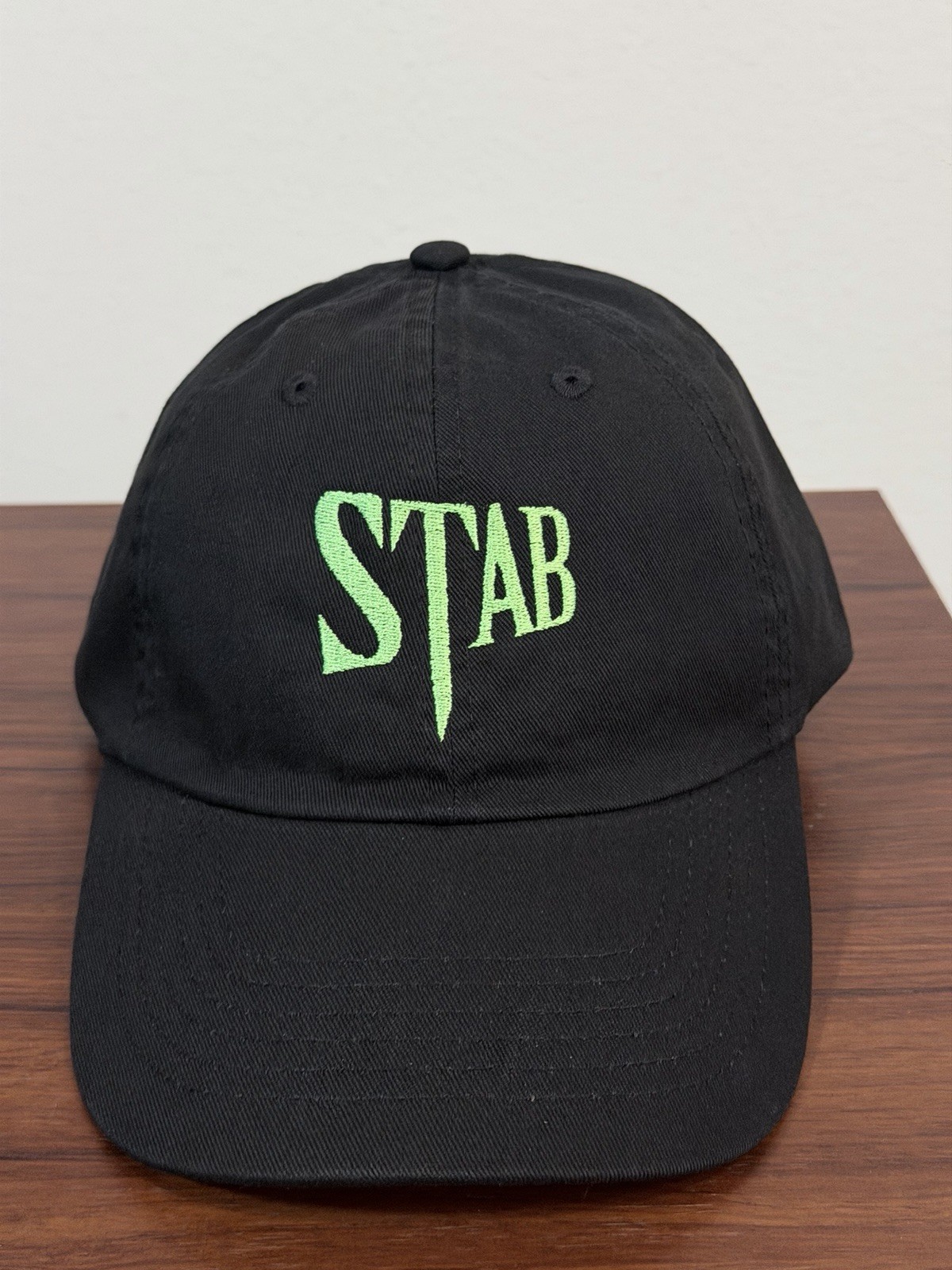 STAB Horror Movie Strap Back Dad Hat Scream Classic Slasher Film Retro Ghostface