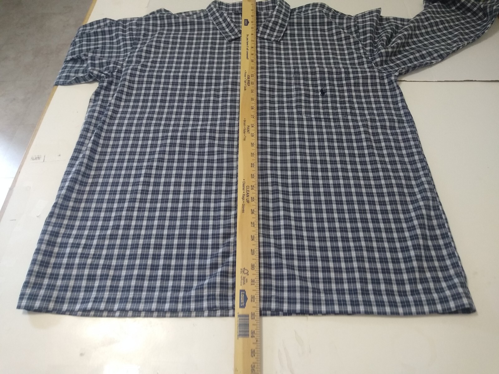 Polo by ralph Lauren no cuff long sleeve single pocket button up shirt
