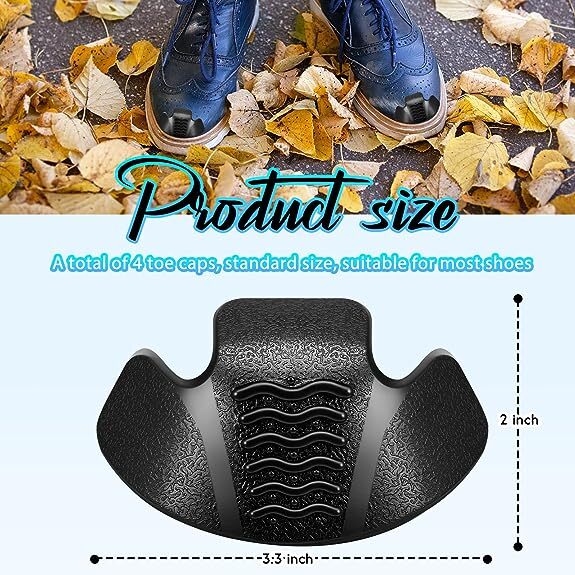Boot Toe Protectors 4 Pieces Boot Guards Work Boot Toe Guards Work Boot Toe Boot
