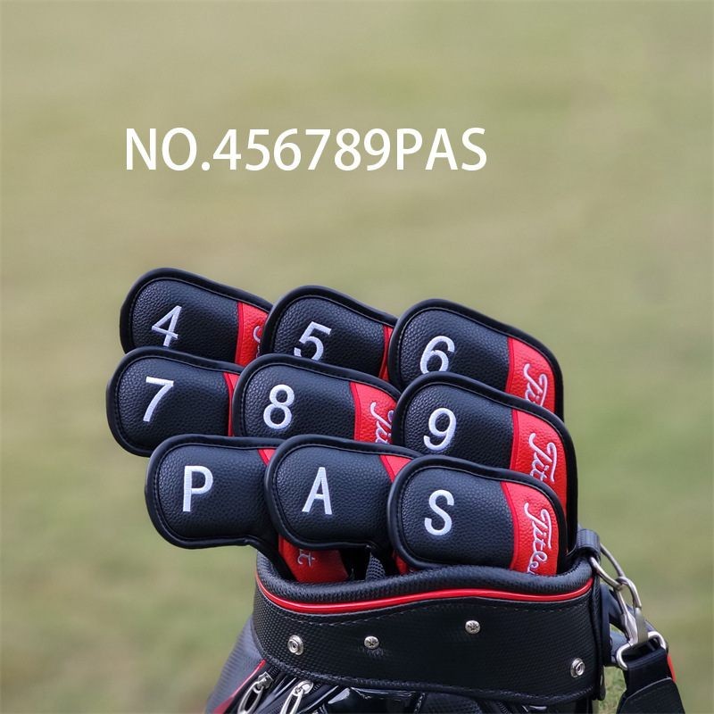 9PCS /10Pcs Golf Iron Club Headcover 3,4,5,6,7,8,9,P,A,S Iron HeadCover Magnetic