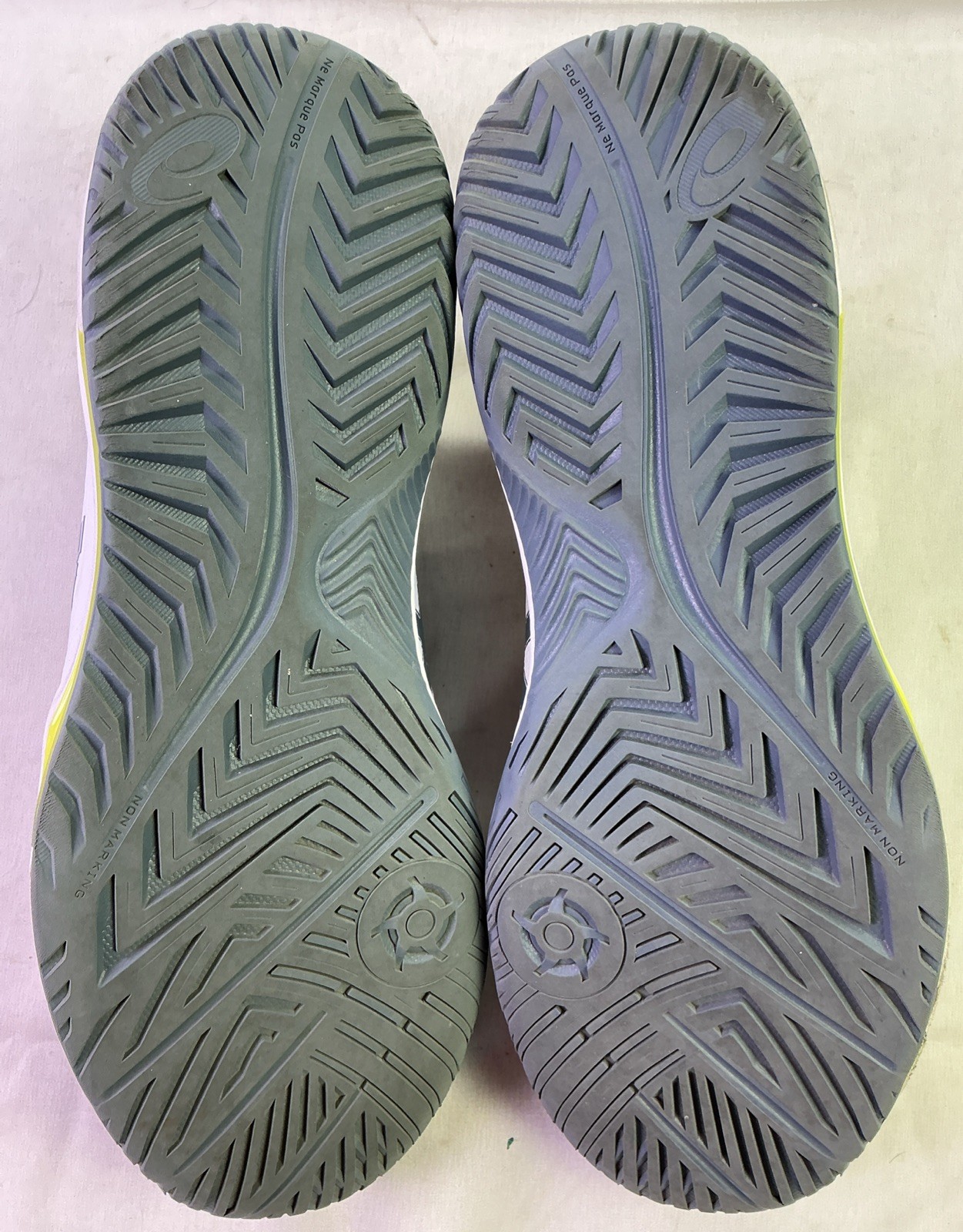 Asics Men’s Gel Dedicate 8 Pickleball Shoes-White-Size: 12.5 W