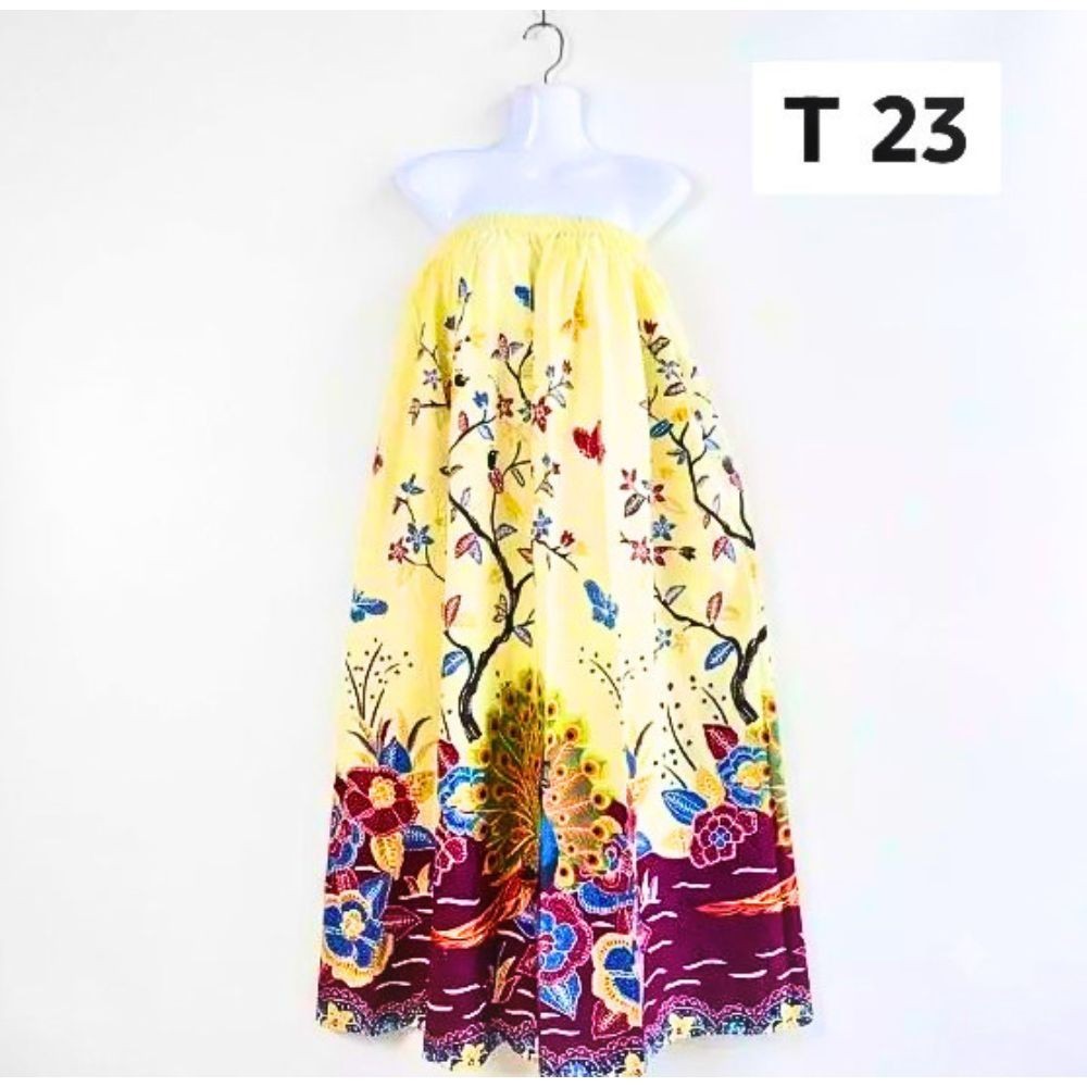Thai Batik Sarong Long Skirt Shower Lady’s Wear Shower 2 Pcs./Set Stitched Women
