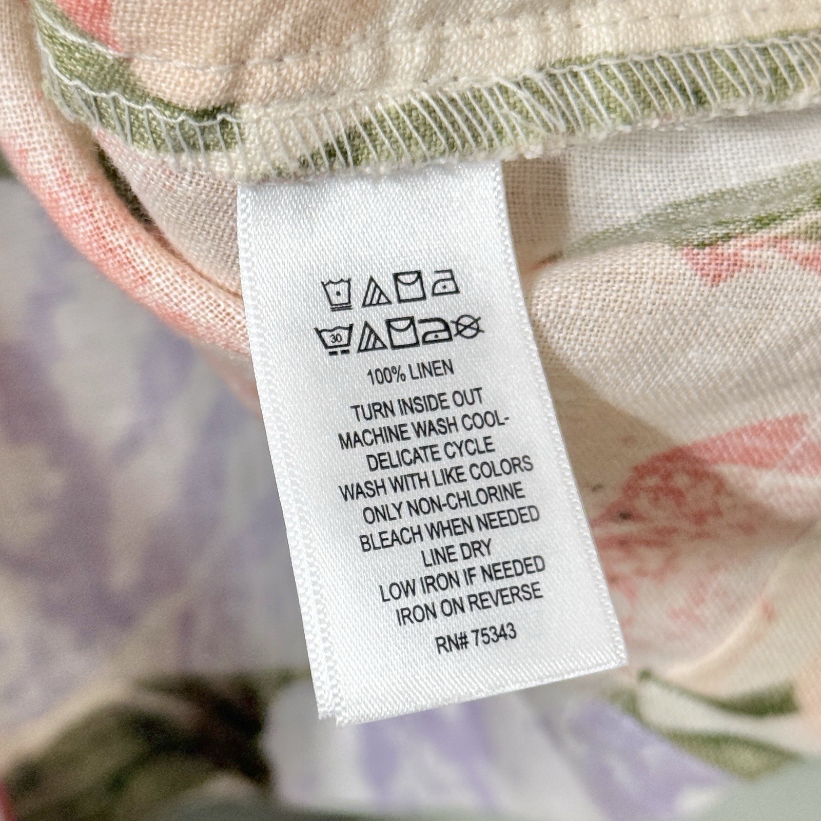 NEW Joie Linen Floral Blazer Jacket Cottagecore Pink Beige Purple Size Medium