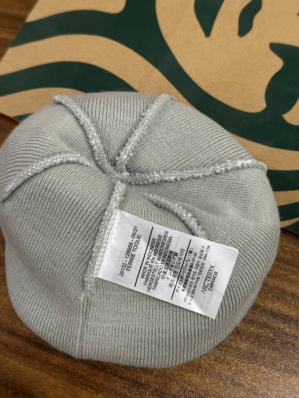 Arc’teryx Bird Graphic Beanie V2 Gray Knit Hat Unisex NWT