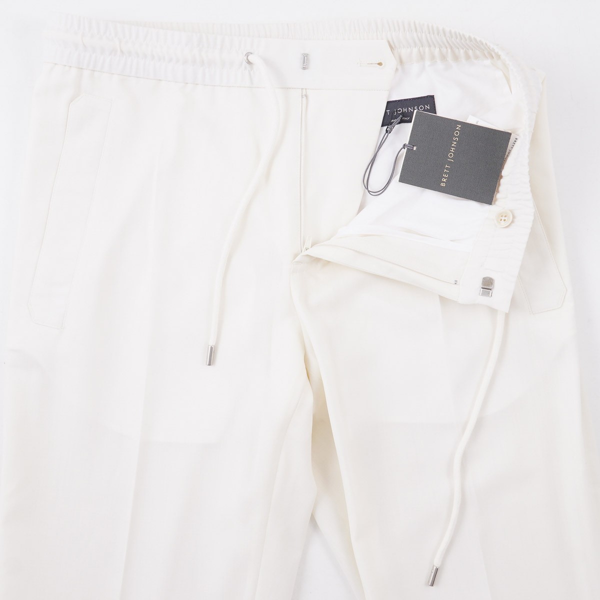 Brett Johnson Lightweight Wool Drawstring Jogger Pants S 32-33 (Eu 48) NWT