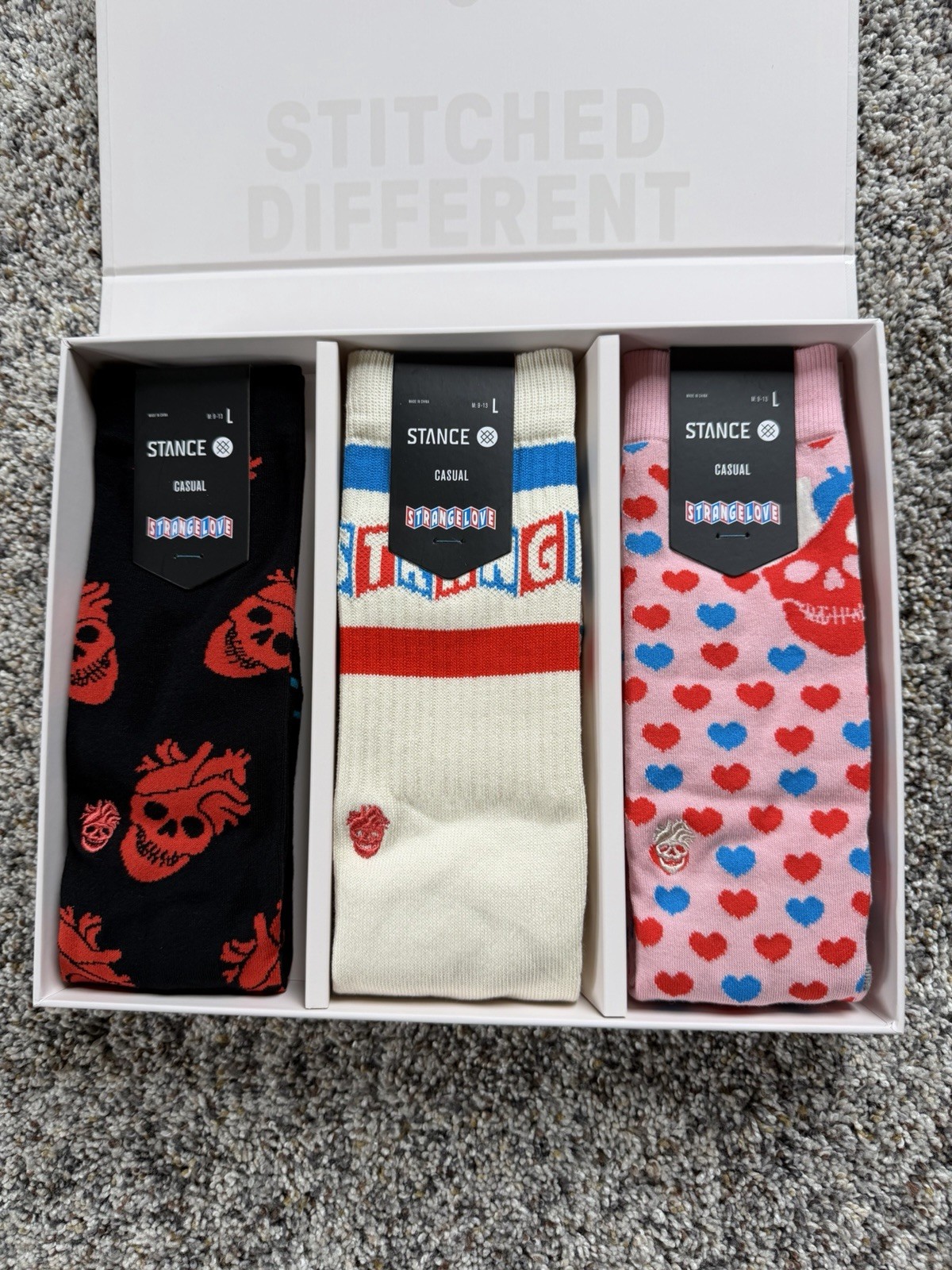 StrangeLove Skateboards x Stance Socks Box Set Collection Retail $65