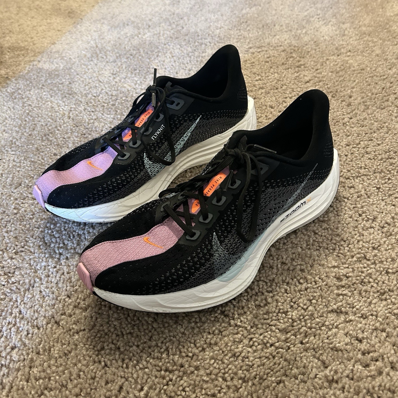 Nike Pegasus Plus Zoom X Women’s Running Shoes Size 10.5 Black Ice Blue