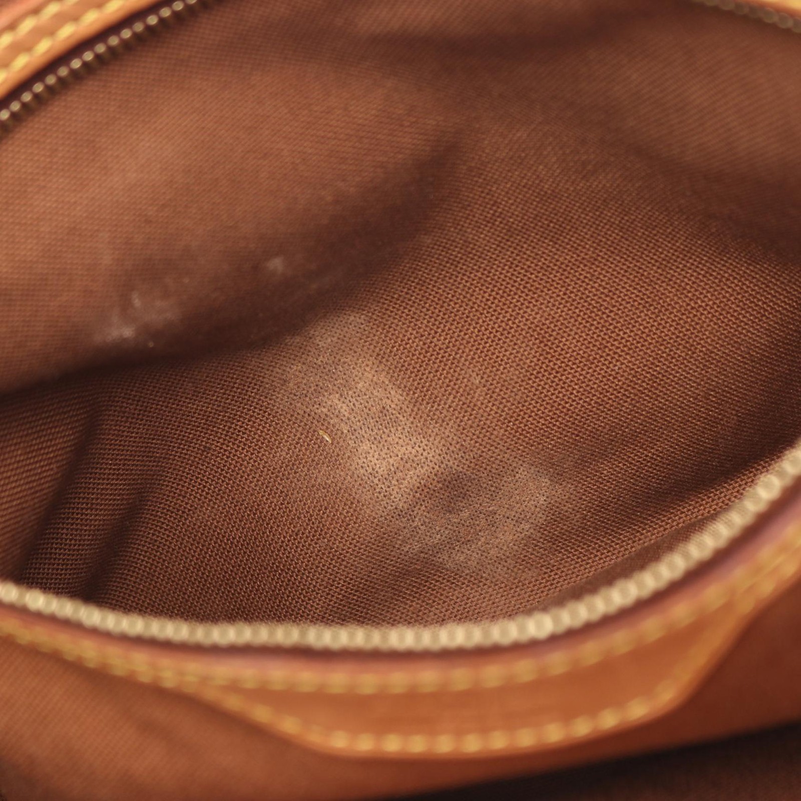 LOUIS VUITTON Cabas Mezzo Tote shoulder Bag M51151 Monogram leather Brown Used