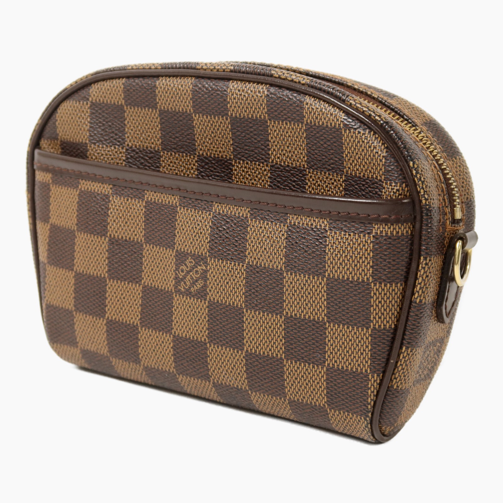 LOUIS VUITTON LV GHW Pochette Ipanema Shoulder Bag N51296 Damier Brown