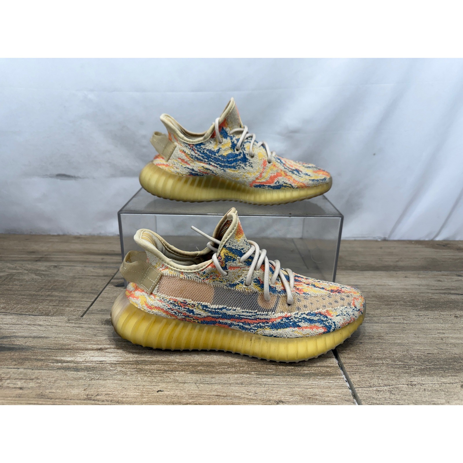 Adidas Yeezy Boost 350 V2 MX Oat Orange Blue Yellow GW3773 Mens Size 6