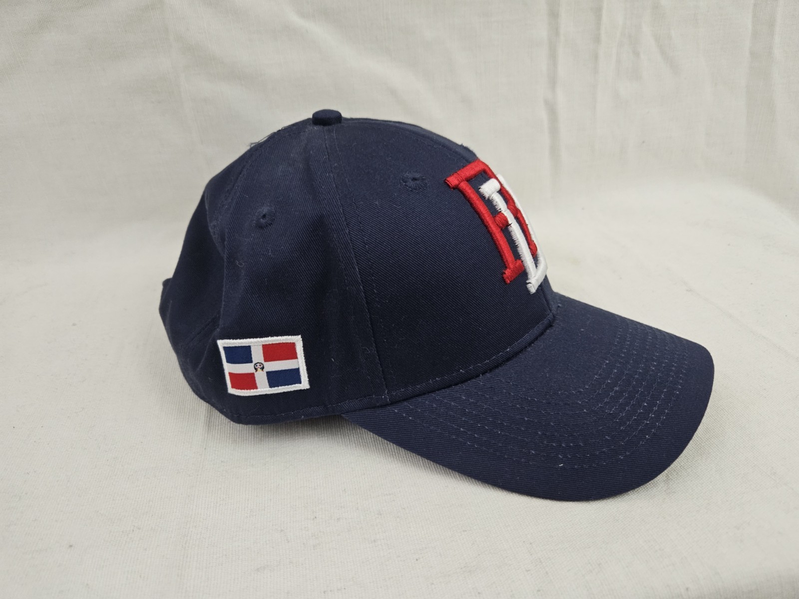 Dominican Republic DR Republica Dominicana RD Snapback Hat Cap Navy Red Free S/H