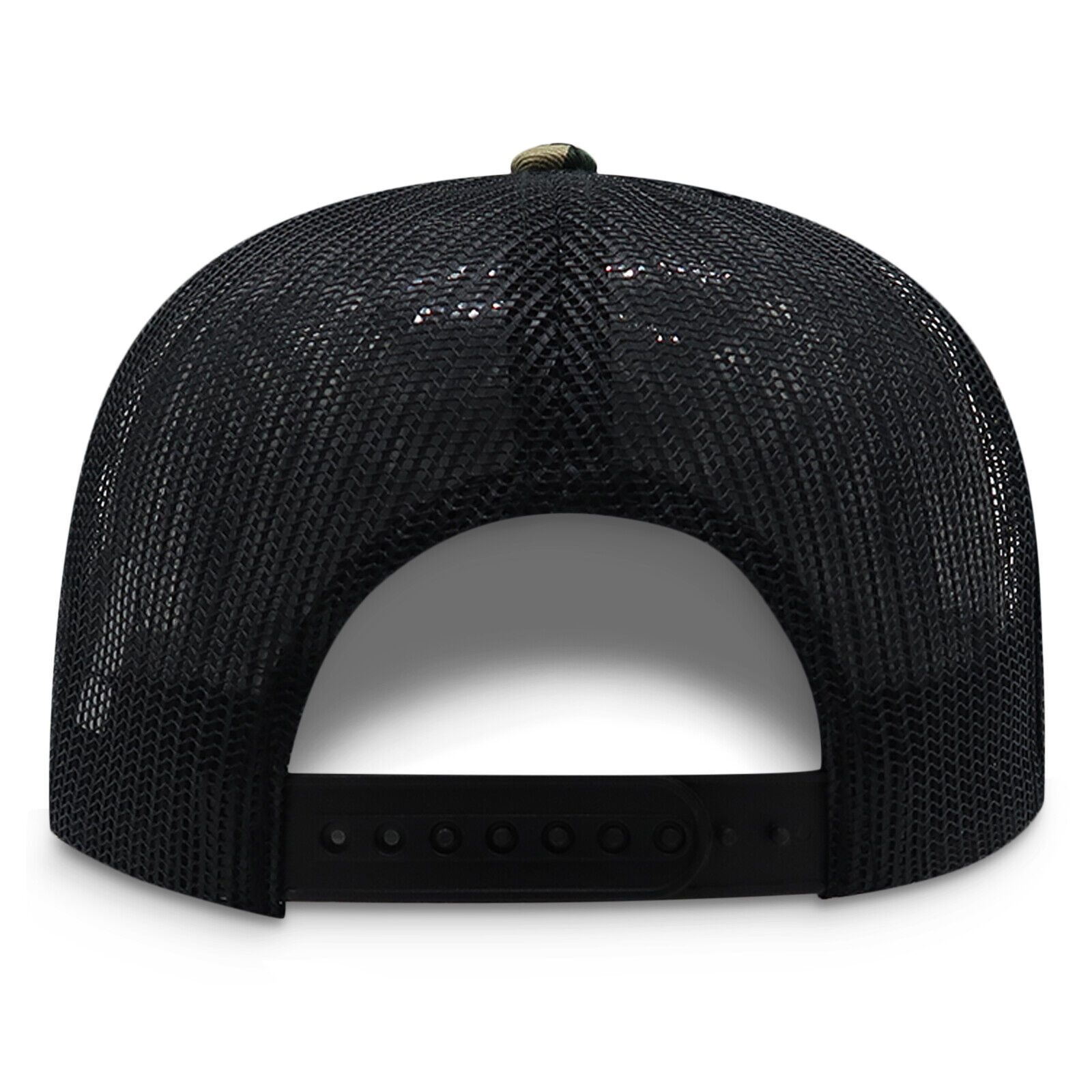 Men Snapback Hat Cotton Mesh Solid Flat Brim Style Baseball Cap Trucker Visor