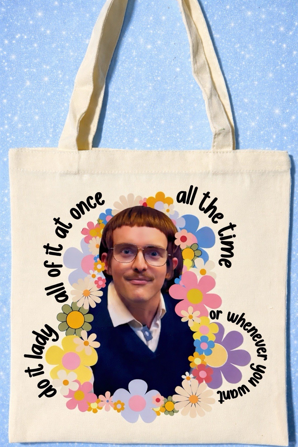Chit-Do It Lady 13in x 15in Tote Bag