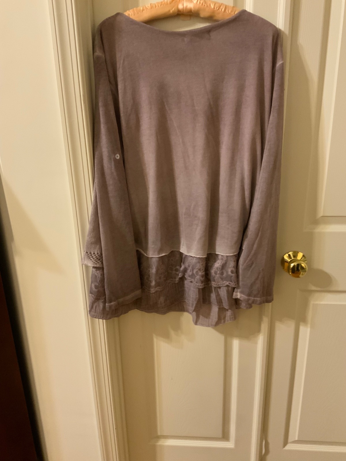 simply couture pink 3X lace sweater