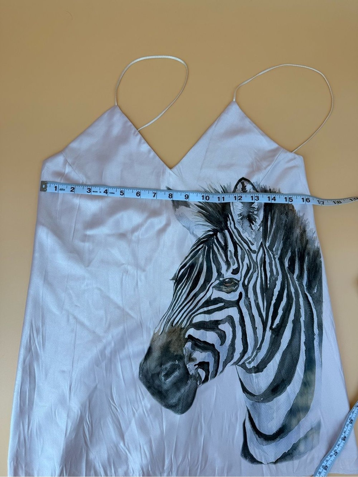 TIGRESSE Blush Pink Satin Silk Tank Top