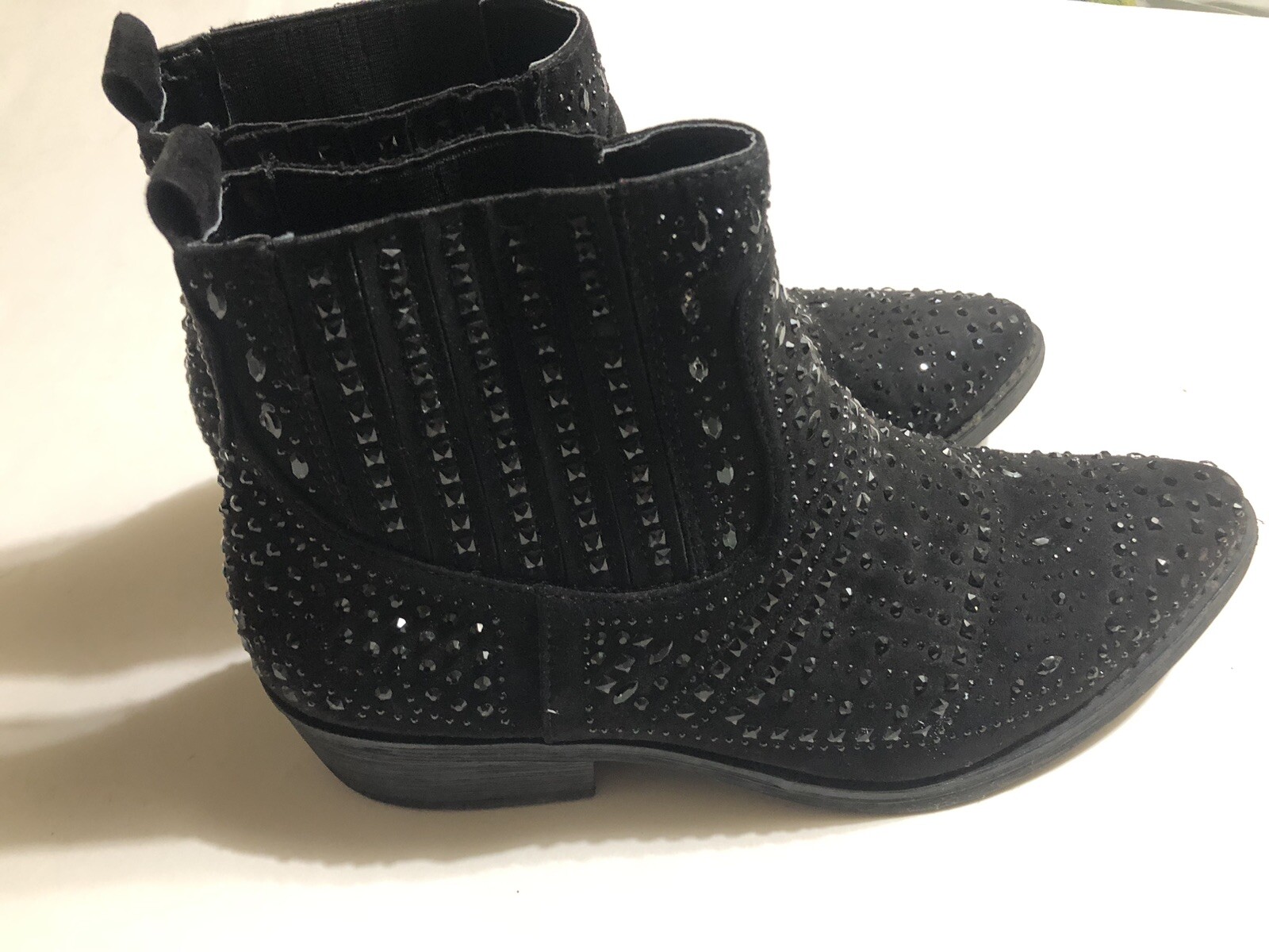 Limelight Jollene, Black Boots – Size 9.5 – Man-Made Material, Pre-Owned