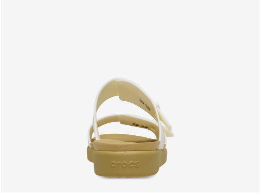 Crocs Brooklyn Low Wedge Sandal – Women’s Chalk White 🔥 No Import Fees