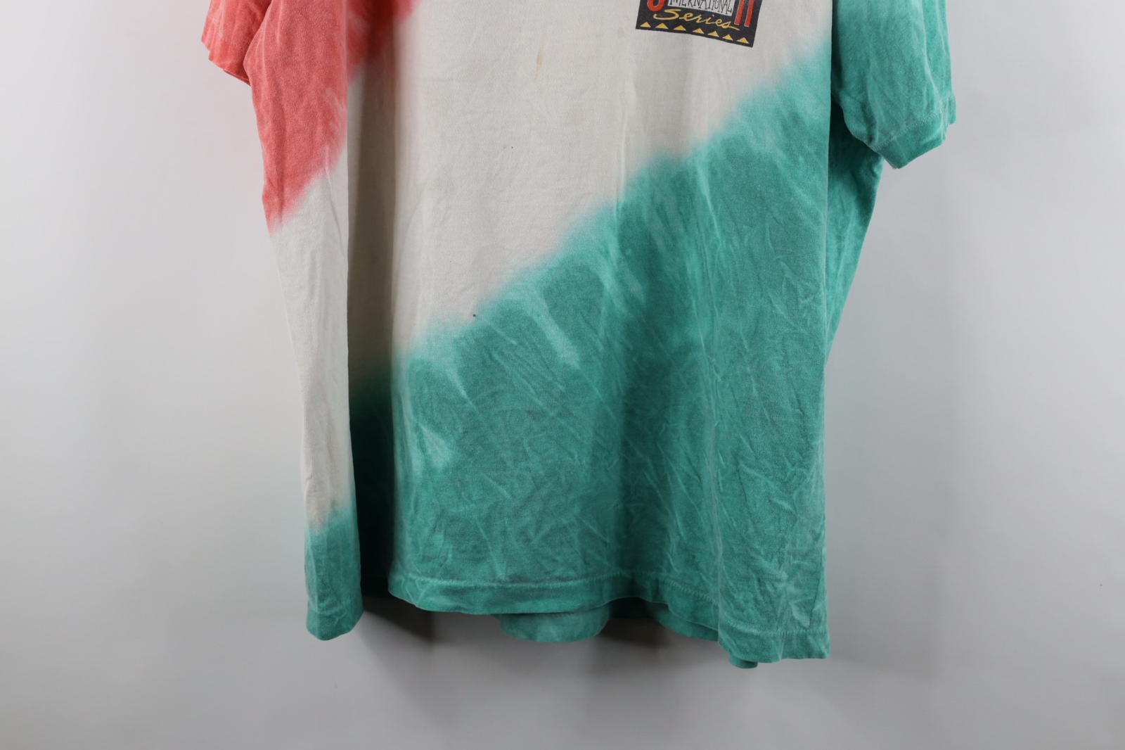 Vtg 90s Mens XL Distressed Spell Out 1994 World Cup Soccer Ireland T-Shirt USA