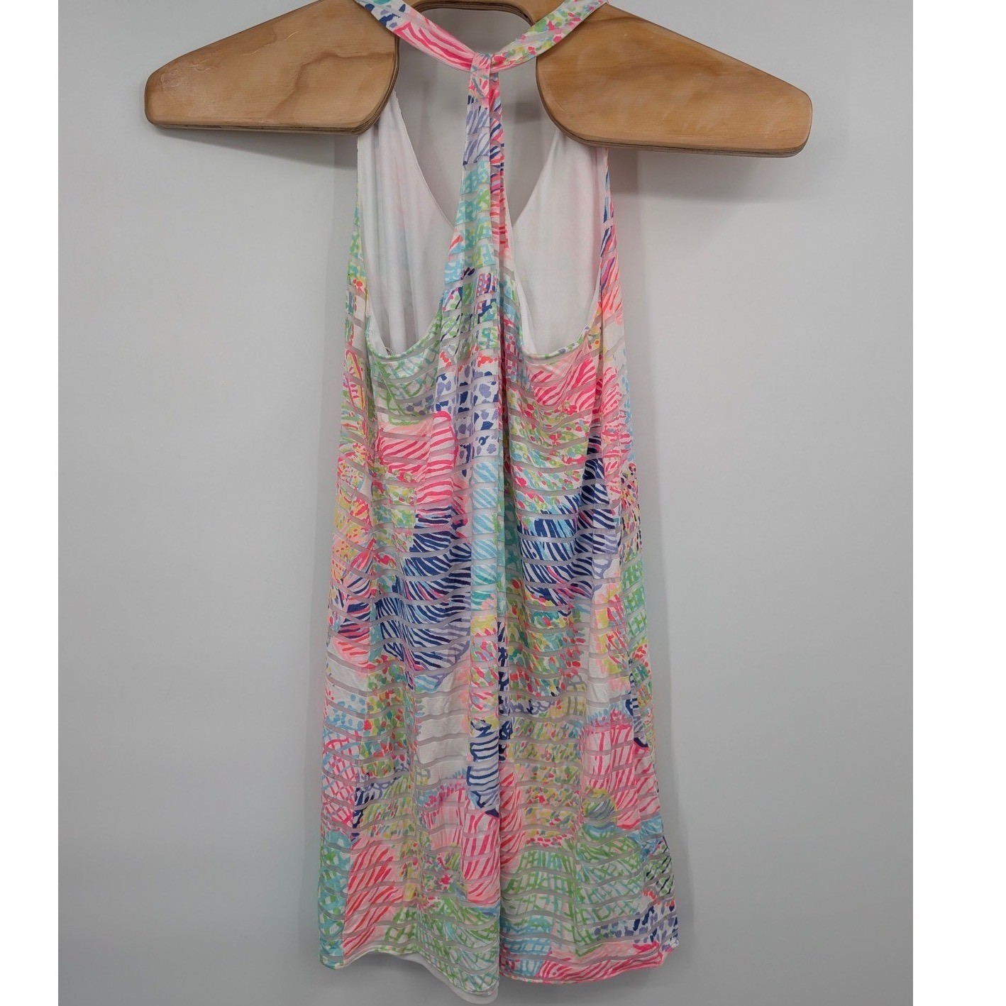 Lilly Pulitzer Montego Swing Dress Roar of the Seas Pink Sleeveless Women’s L