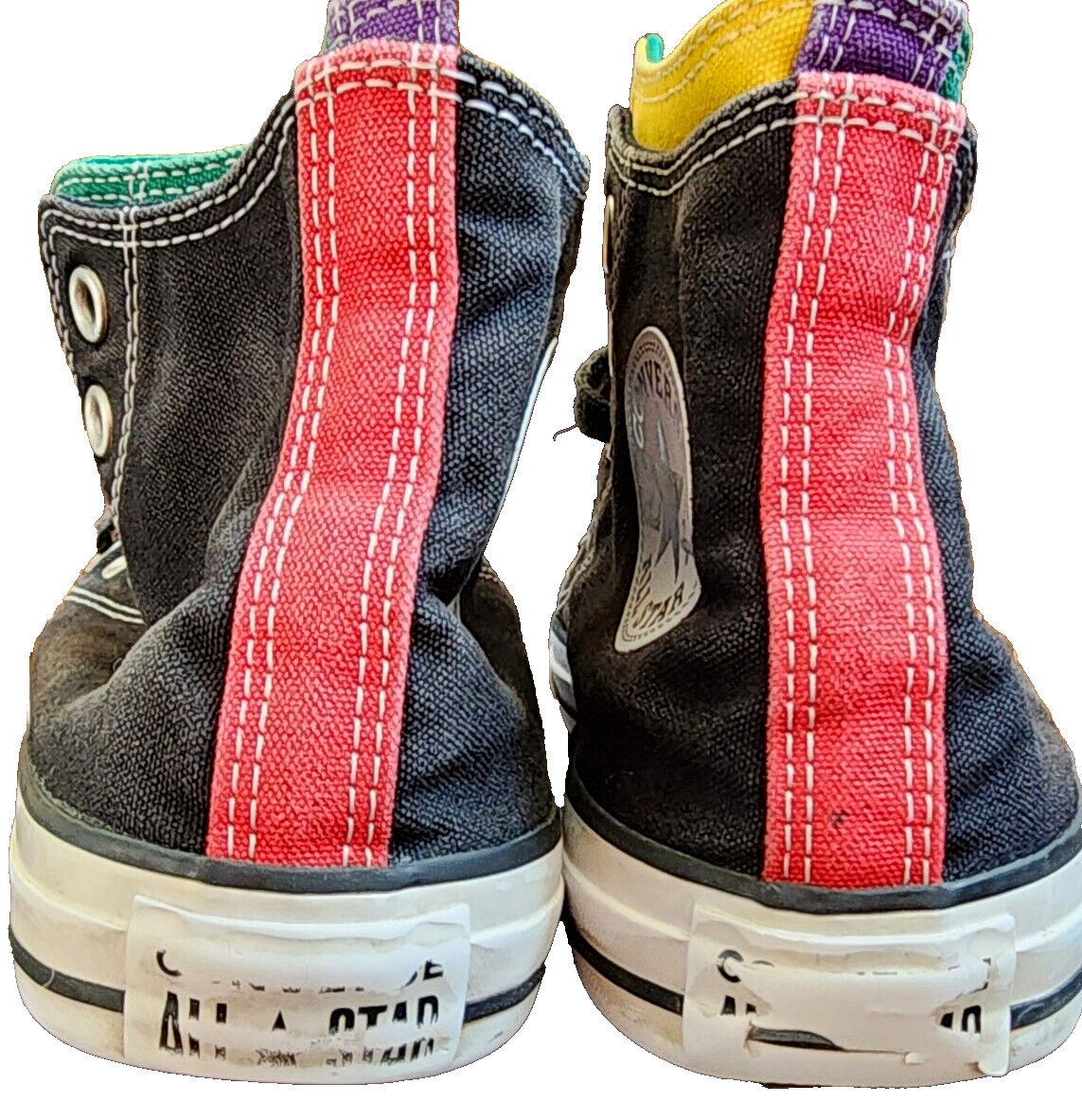 Converse Chuck Taylor All Star Double Upper Hi Sneaker Multicolor EU39 US M6 W8