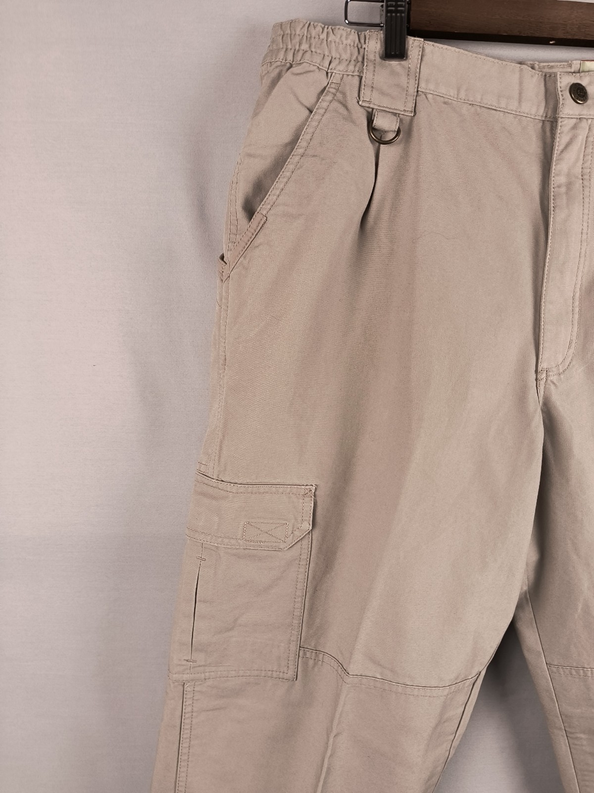 New 5.11 Tactical Original Cargo Pants Mens 36×32 Khaki 74251 Outdoor Hike Fish