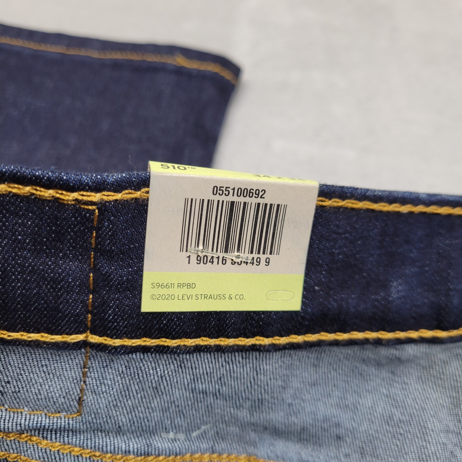 Levis 510 Jeans Men Skinny Hip Dark Wash Stretch Denim Pants 30-32-34-36 New Tag