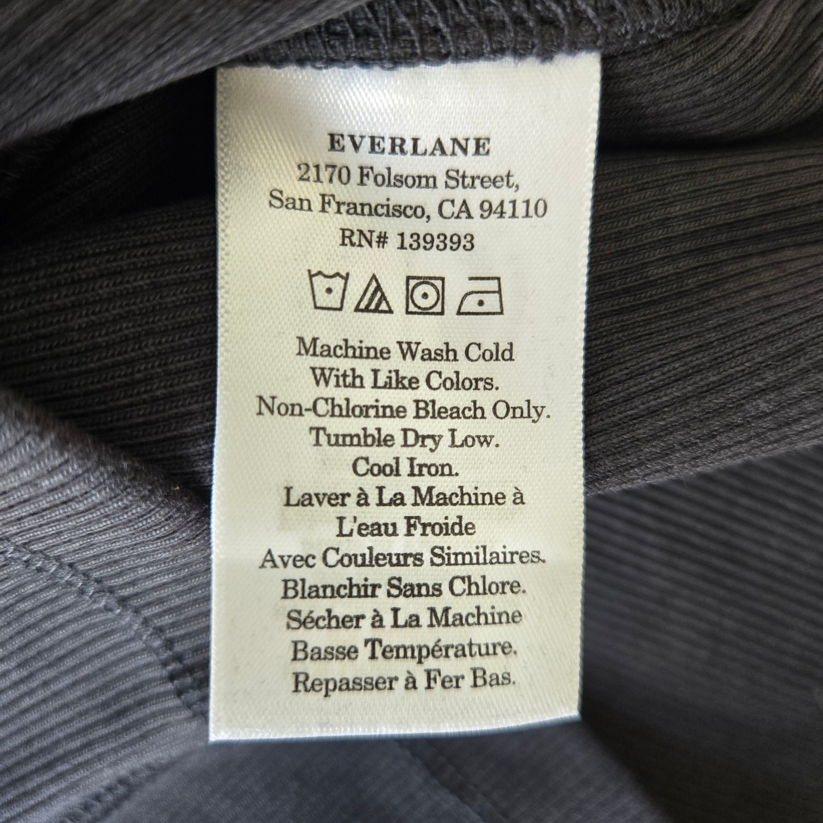 Everlane Ribbed Tank Size M NWT