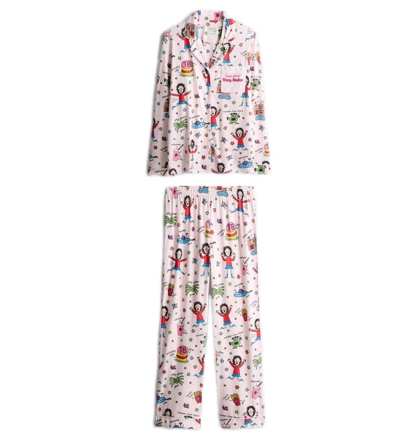 Tracy Beaker SMALL Boyfriend Pyjamas Women’s Nightwear Pyjama Set BNWT