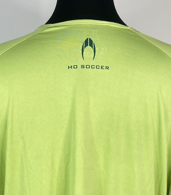 Ho Soccer Goalie Shirt Mens 2XL Green Never Beaten Long Sleeve Elbow Pads NEW