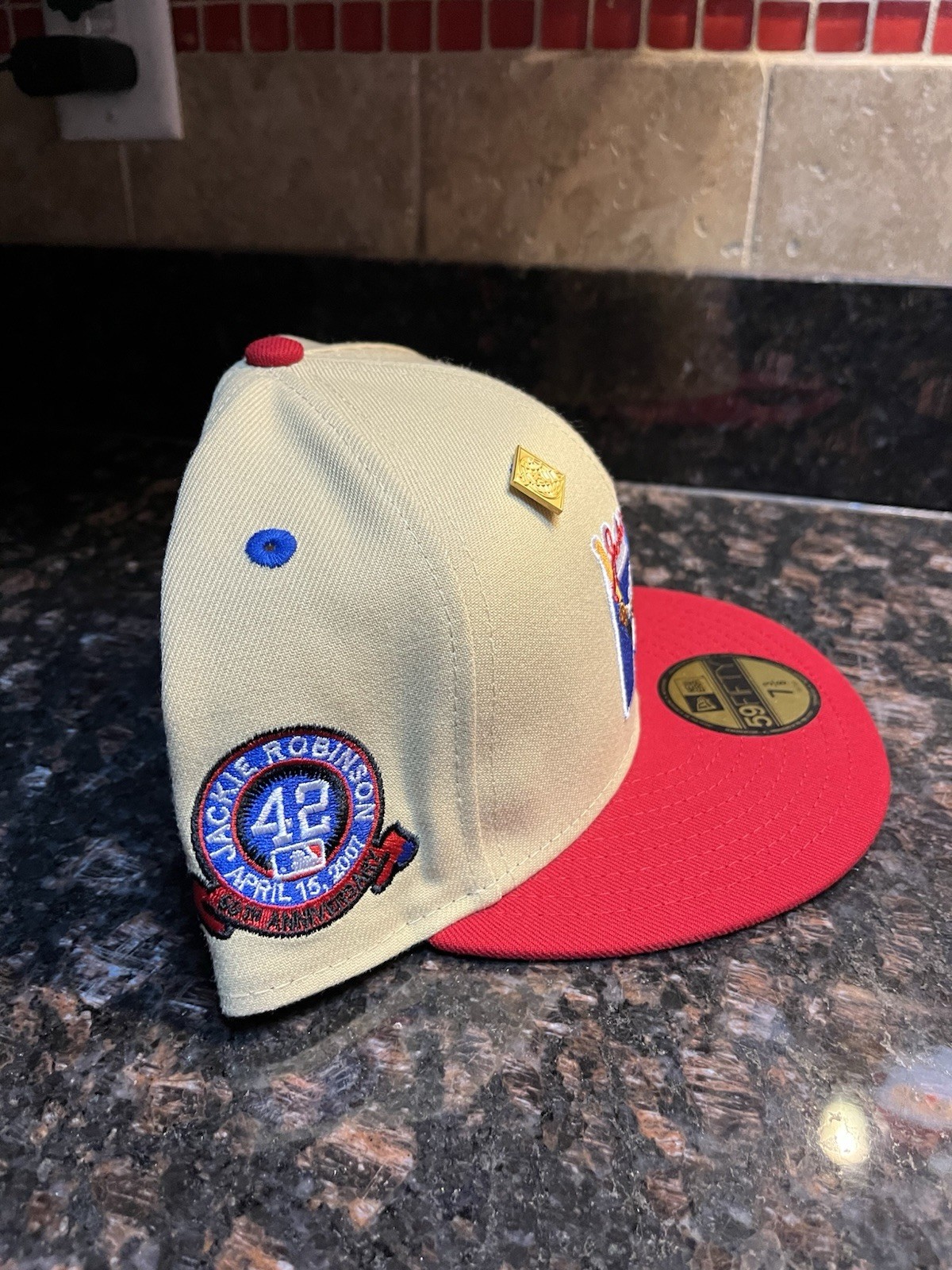 Jackie Robinson 75 Years New Era Hat 59 Fifty Size 7 3/8 Capsule Exclusive