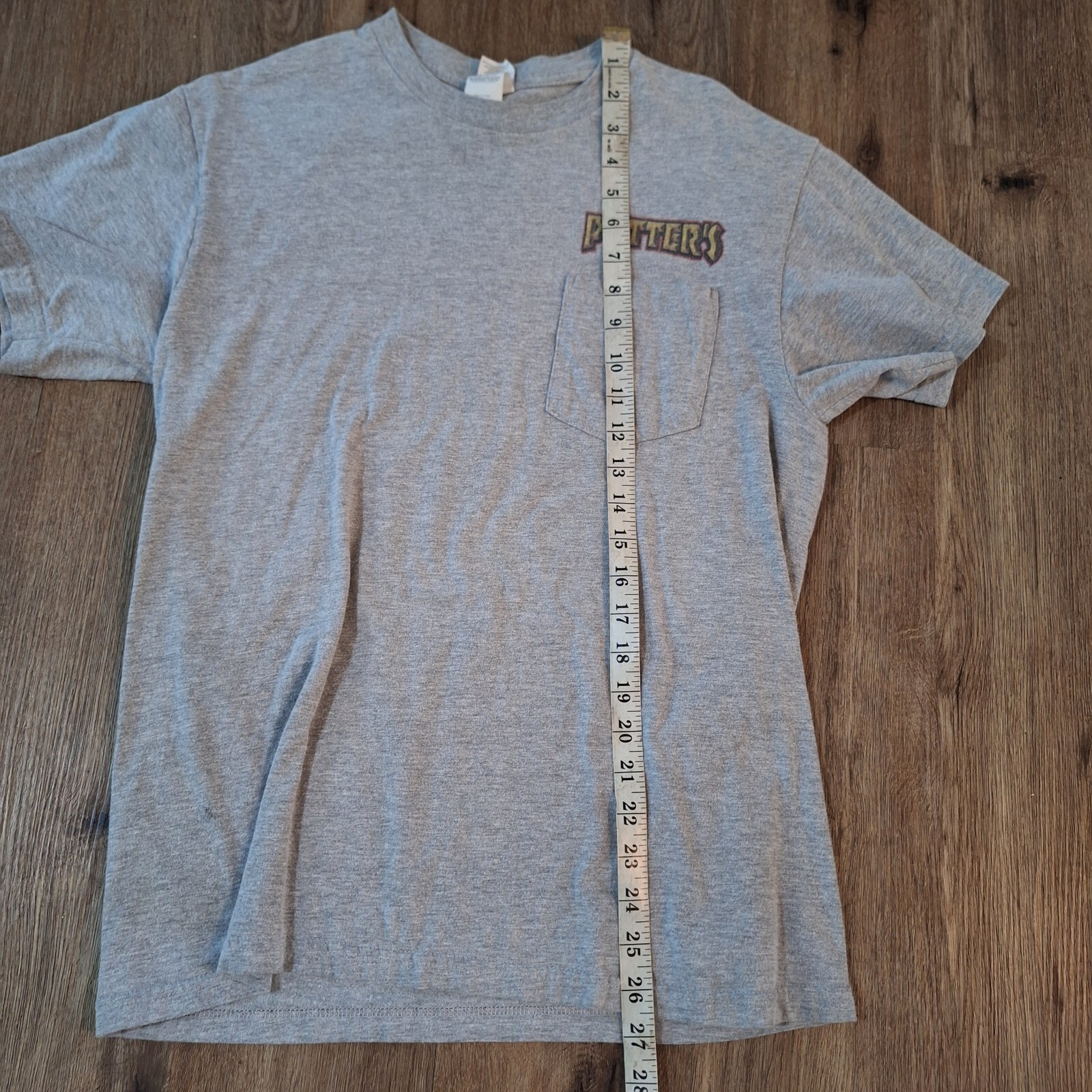 Potters Lawn Care & Landscaping Grey Shirt Short Sleeve Bin6