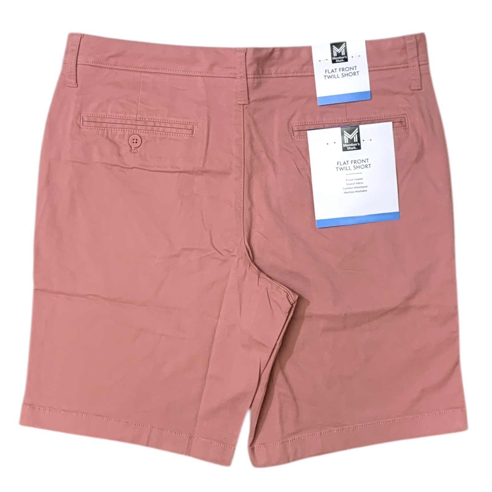 Member’s Mark Men’s Everyday Stretch Flat Front TwillShort 32/34/36/38/40 Colors