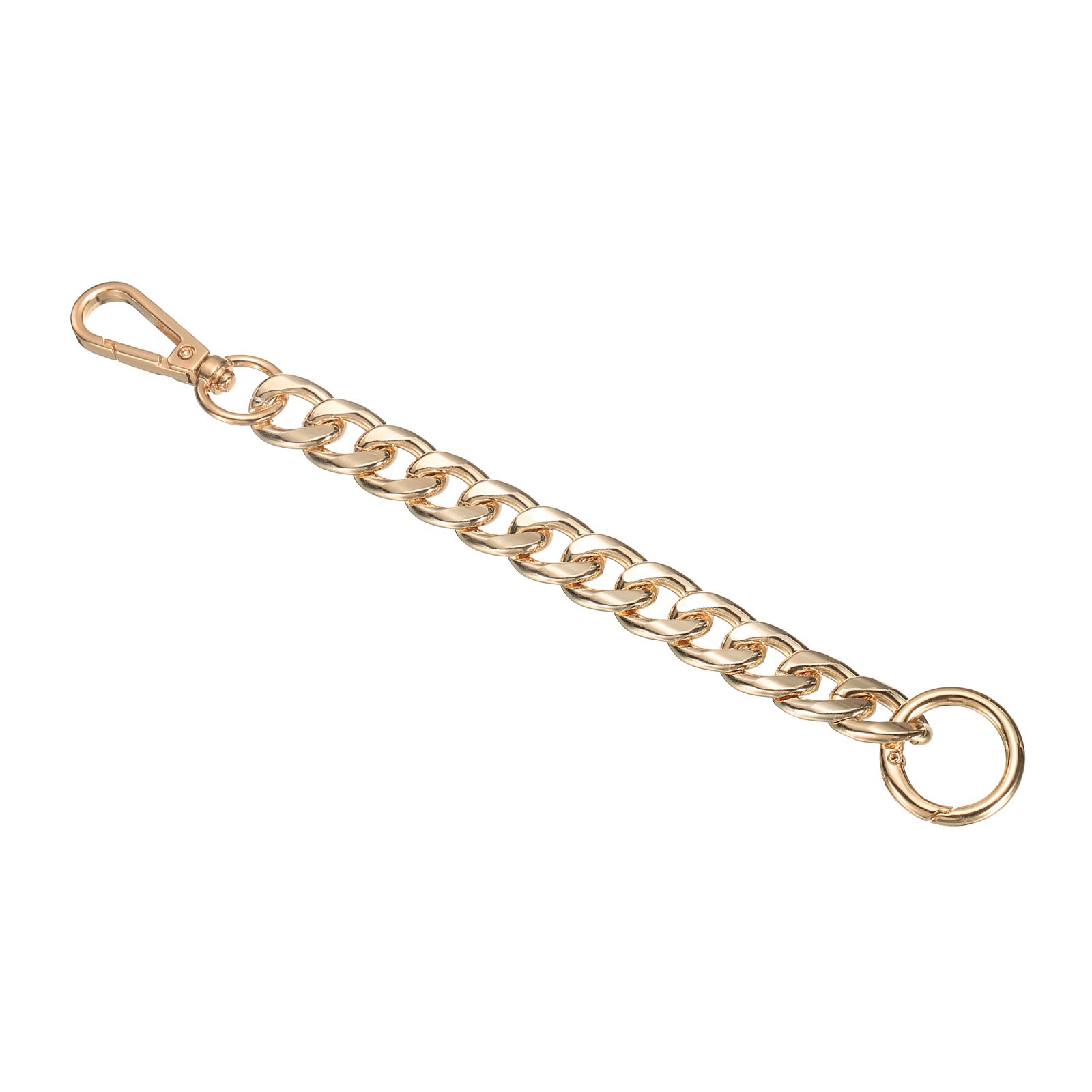 Purse Strap Extender 8.7-Inch, Bag Extender Chain Light Gold, 0.6 Width