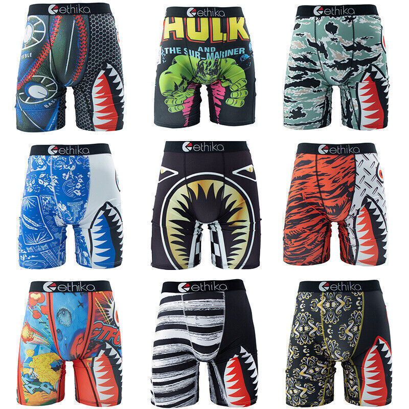 3Pack 5Pack 6Pack 9Pack Ethika Men’s The Staple Boxer Briefs (Random color)