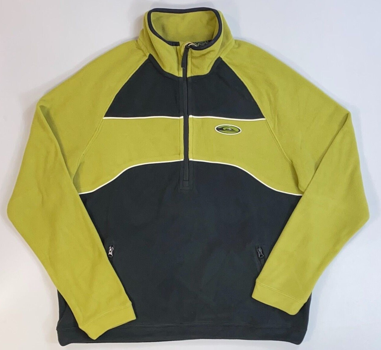 Men’s Quiksilver High Altitude Warm flight 1/4 Zip Fleece Pullover Jacket NEW