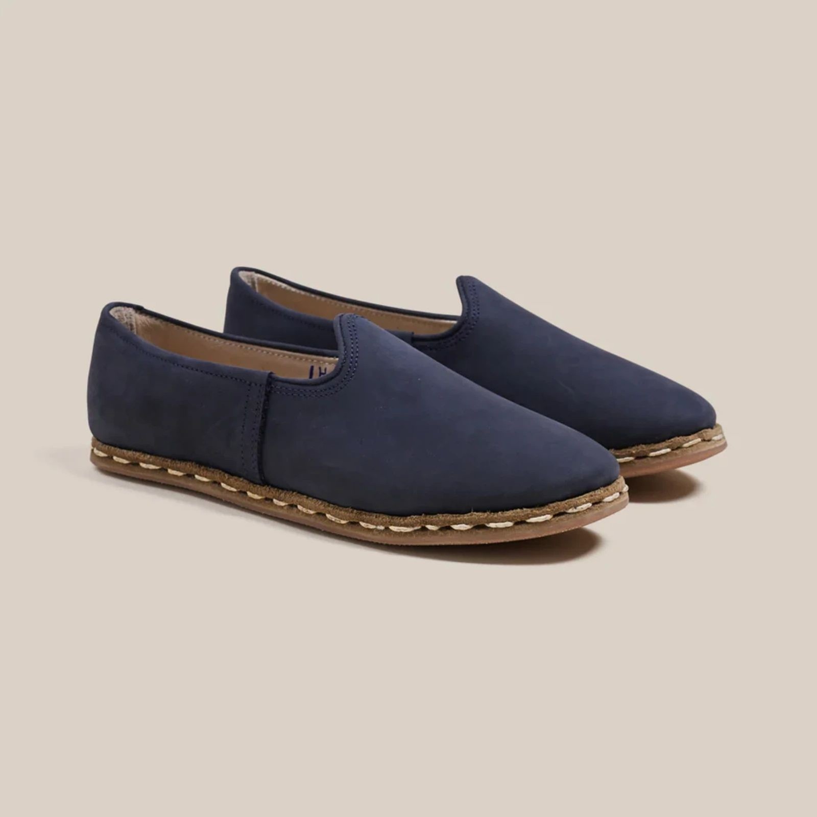 Sabah Baleen Blue Turkish Loafer Slippers Shoes Men’s Size EU 39M US 8