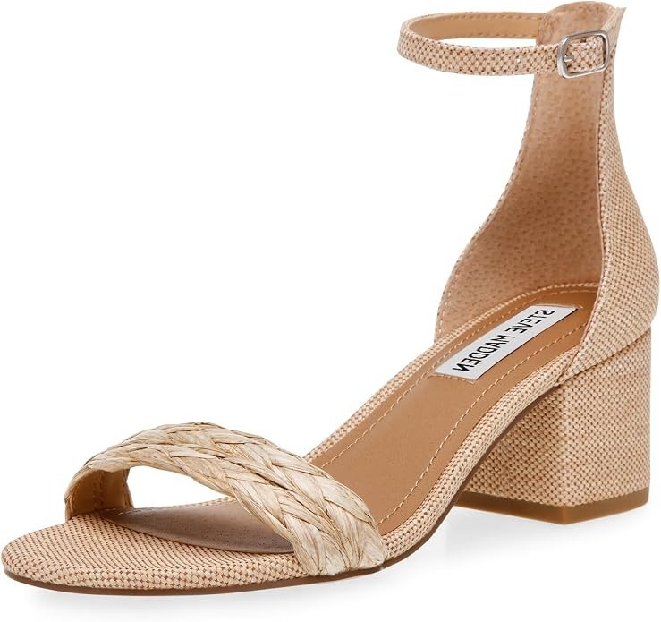 Steve Madden Womens Irenee Braided Ankle Strap Dress Sandals (Size 11)