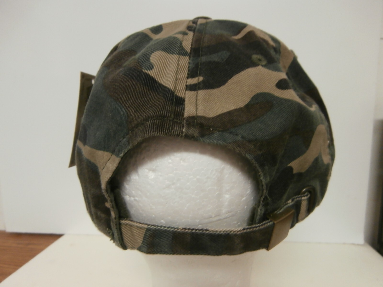 New Kbethos Vintage Style All Army Fatigue Print Distressed Hat Adjustable Blank